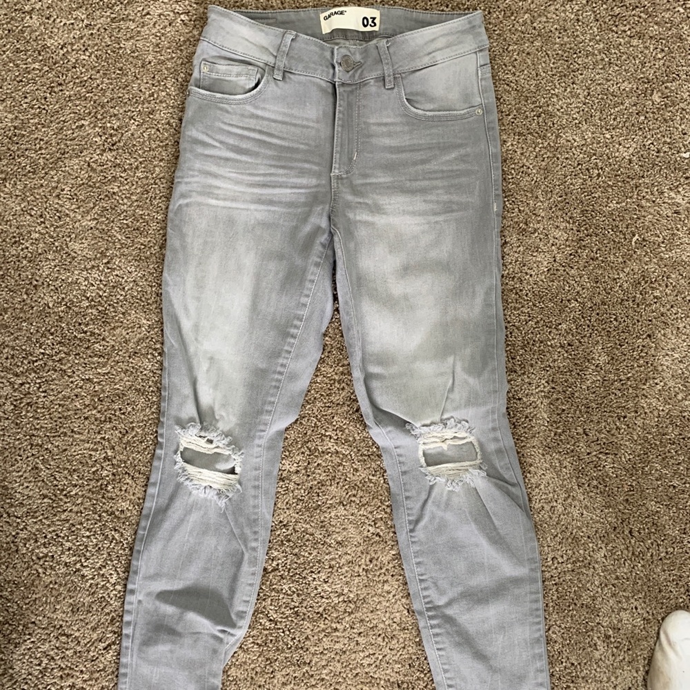 garage grey high waisted leggings